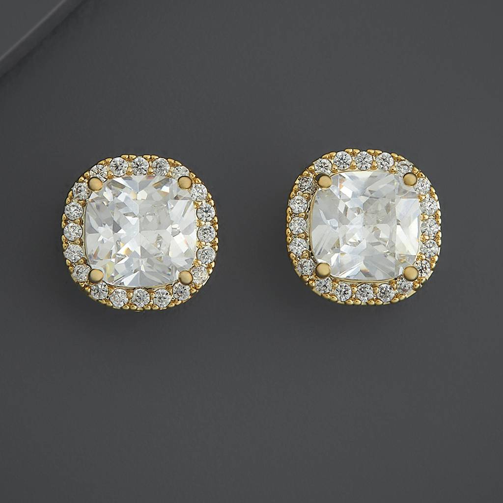 Kushal'S Fashion Jewellery  Plated Party Trendy Zircon Studs-175015 : 446161