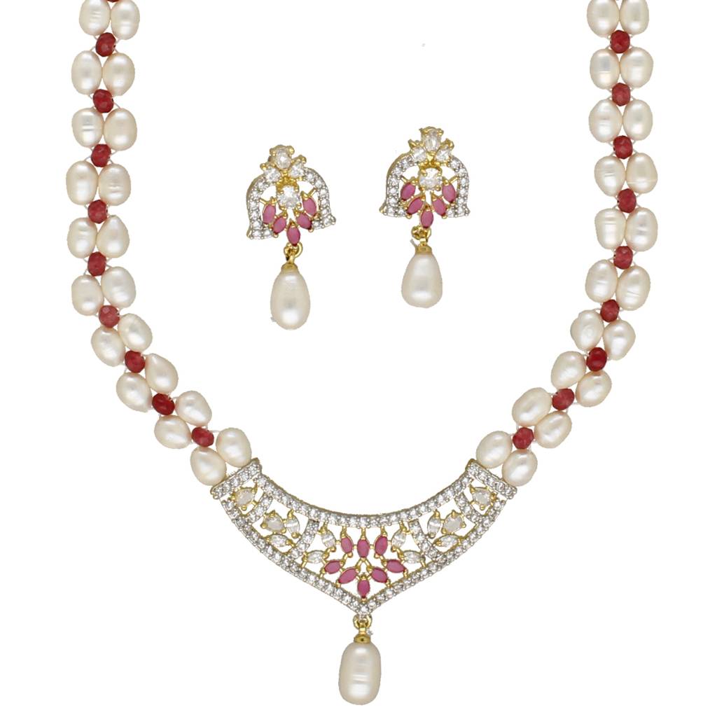 Belinha Pearl Necklace Set : JPAPR-25-008