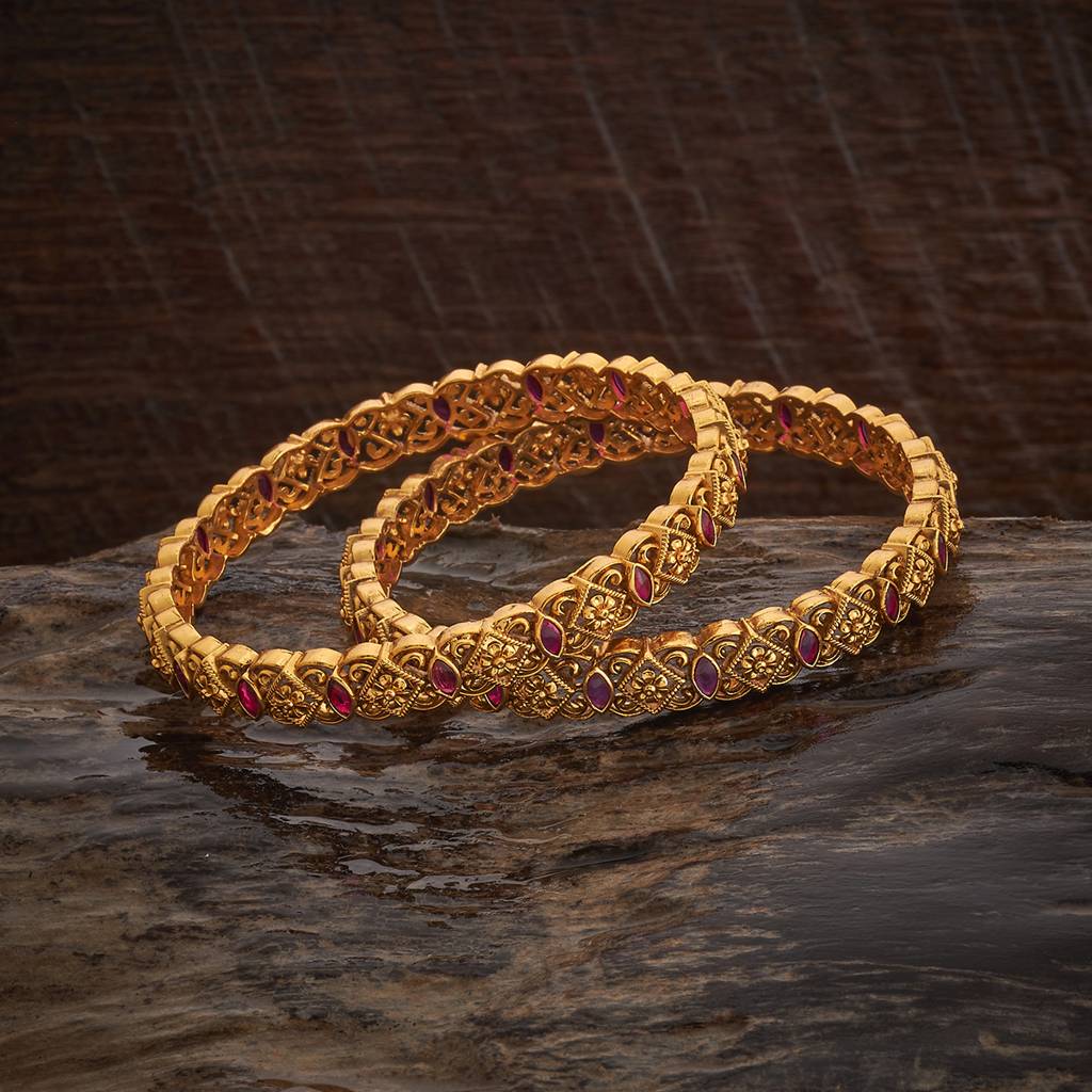 Ethnic Antique Bangle-182319 : 435527