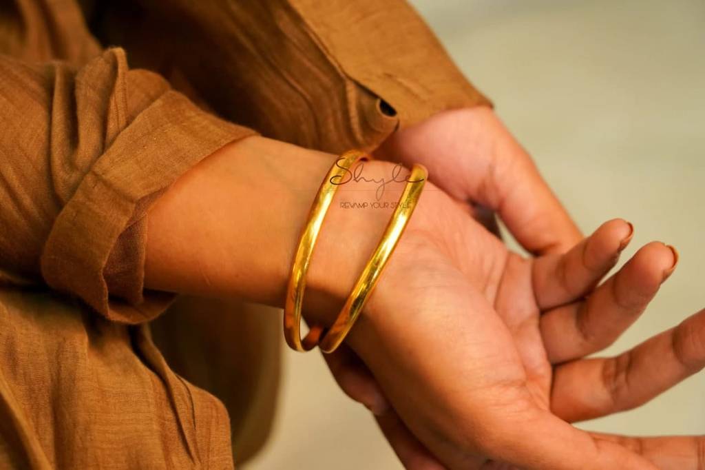 Adya Fine Gold Everyday Bangle : SK1021-2-8
