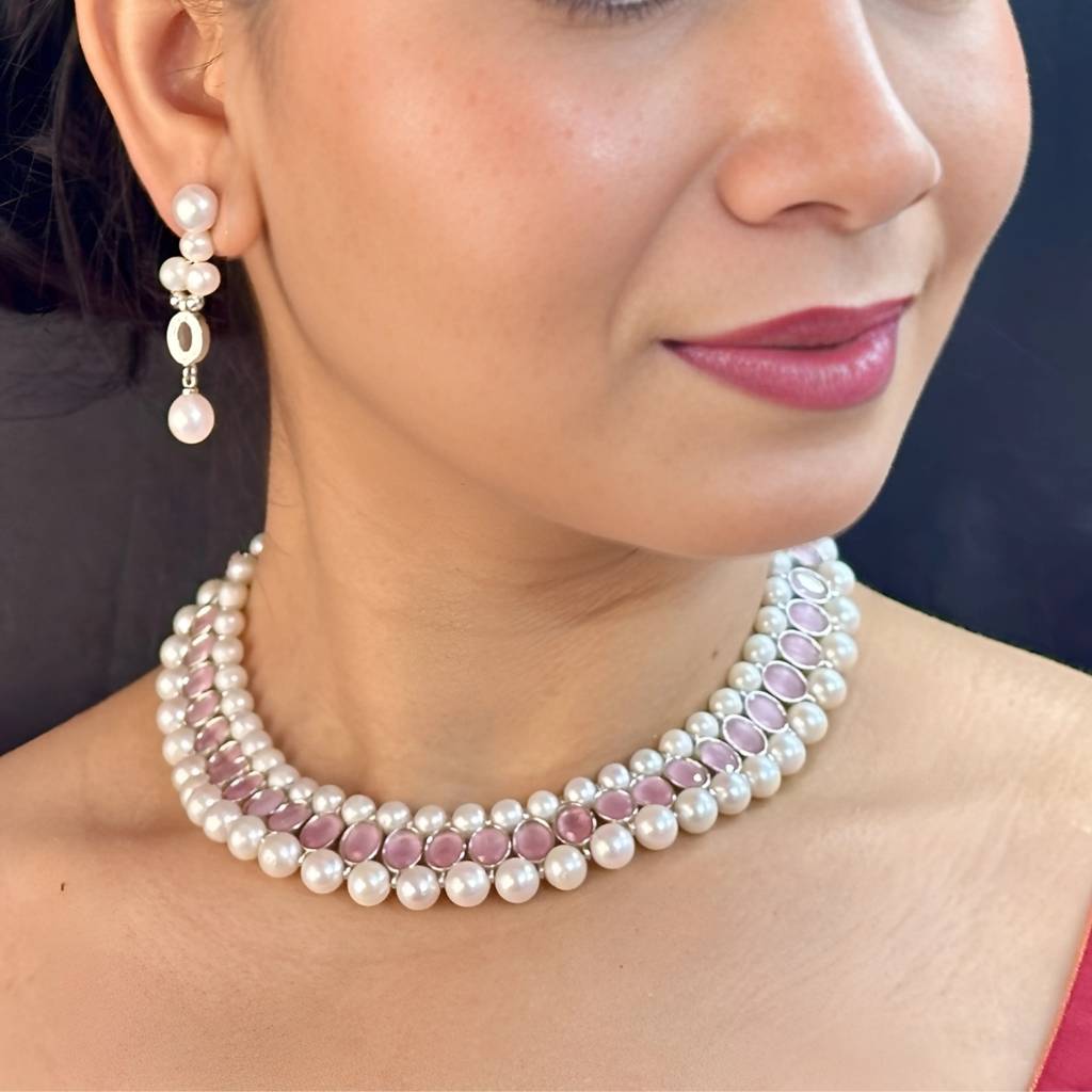 Zuri Pearl Choker Set : JPDEC-24-024