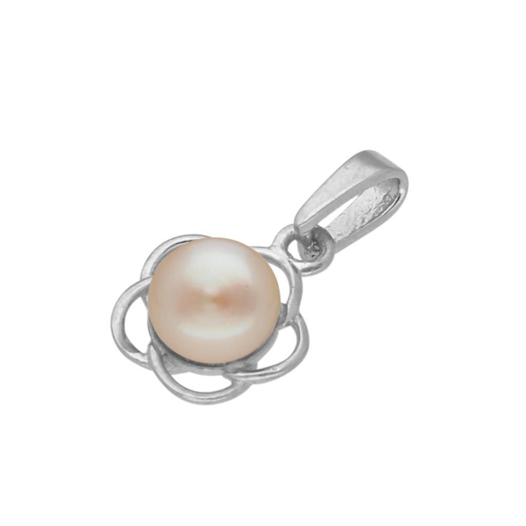 92.5 Sterling Silver Falguni Designer Pearl Pendant : JPMAY-22-201