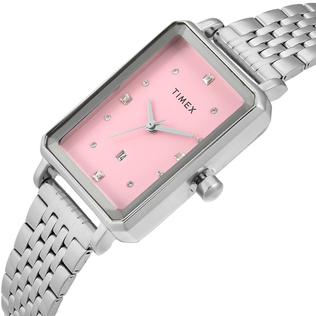 Timex Trendline Rectangle 23Mm Analog Women Watch - Twel20801 : TWEL20801
