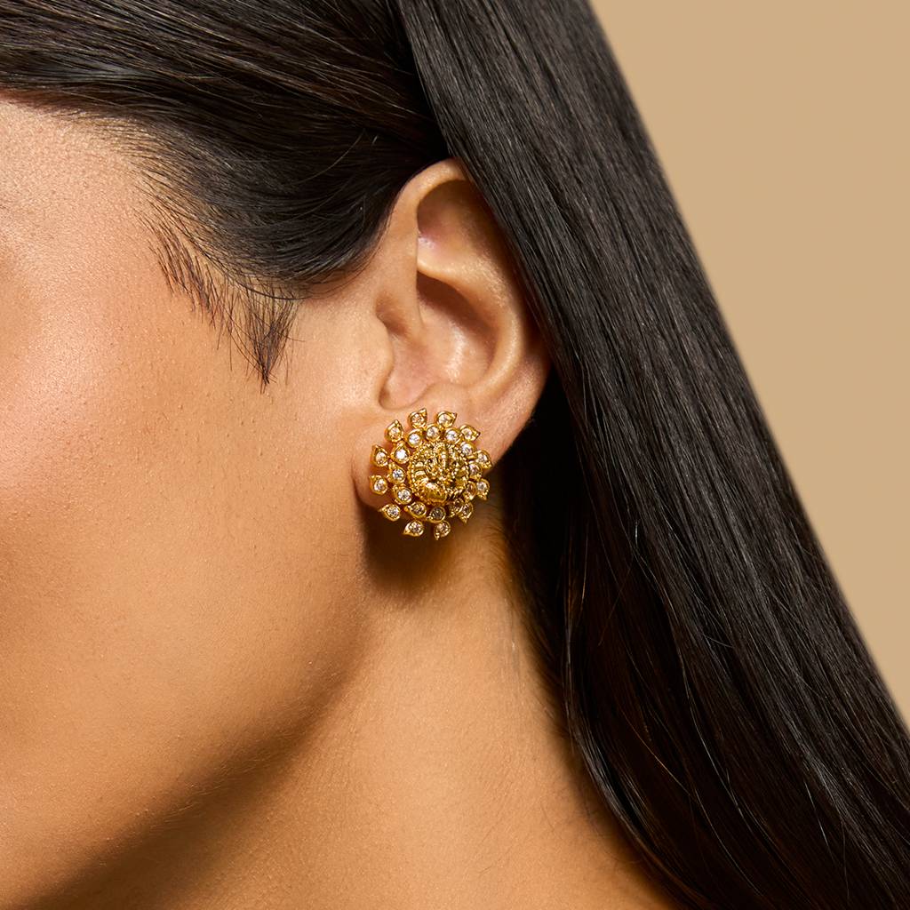 Kushal'S Fashion Jewellery Antique Earring -170394 : 410256