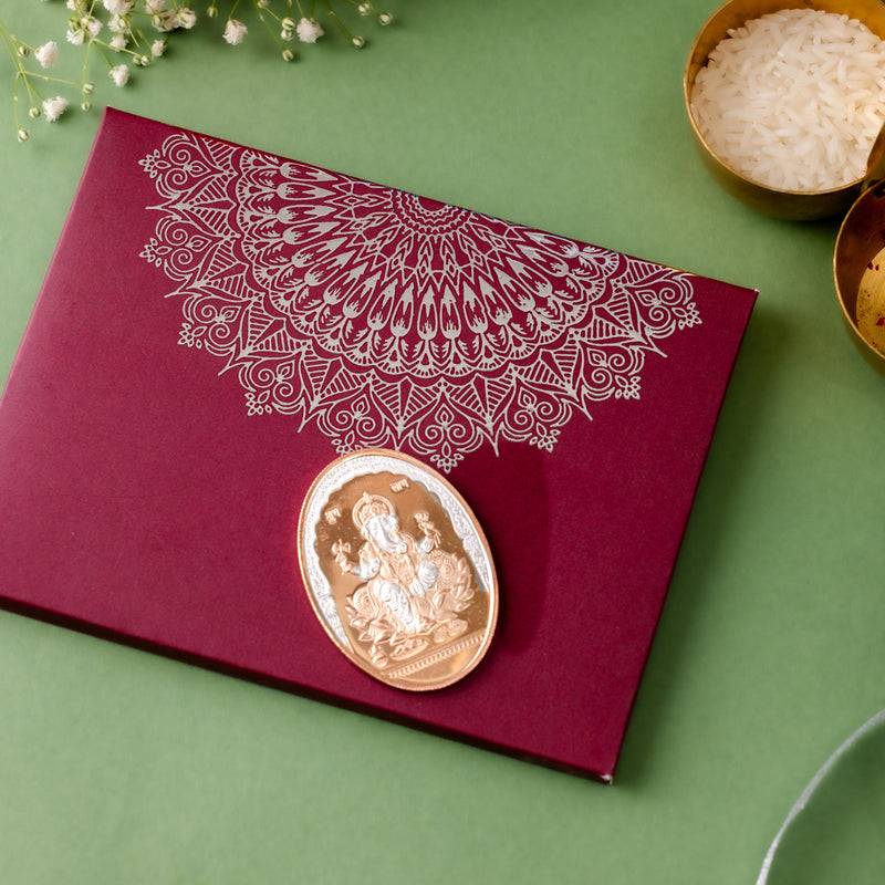 Silver Moments Card Set  -  Ganesh - 20 Grams : COIMOMGN2
