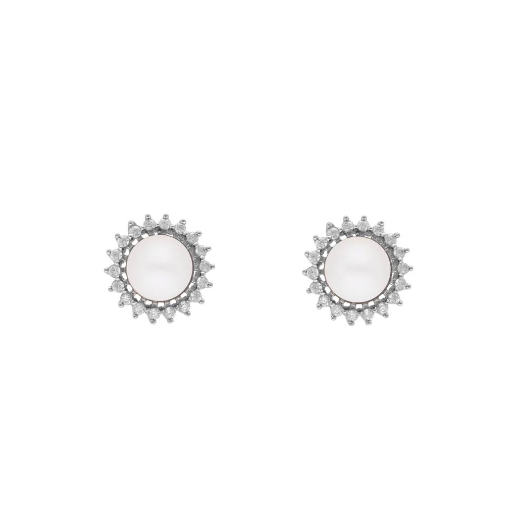 Panache Stud 925 Silver Earrings : JPMAY-22-130