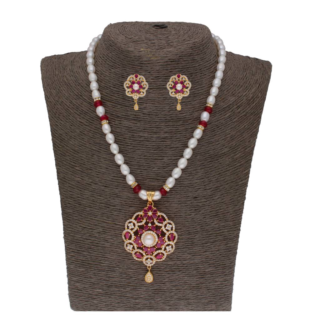 Krishna 1 Line Pearl Sets : JPOCT-22-14