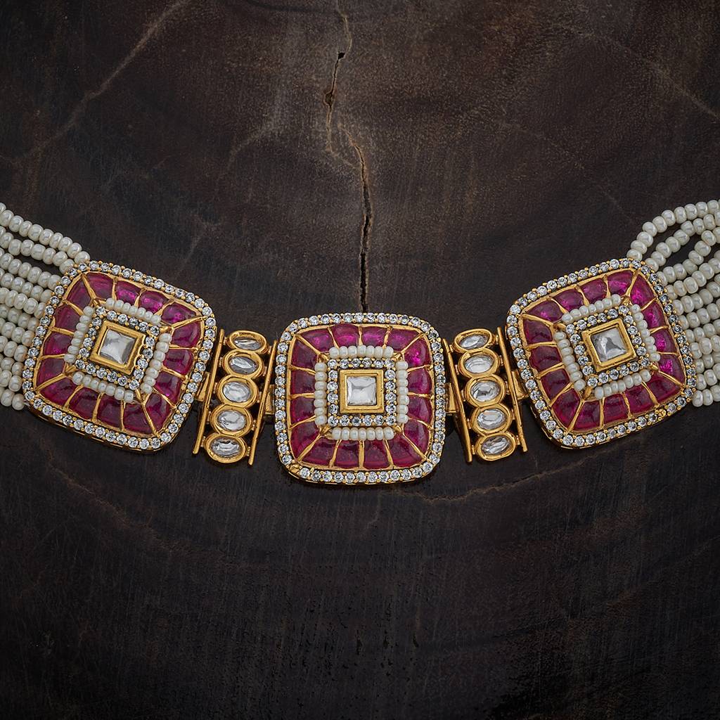 Kushal'S Fashion Jewellery Victorian-Plated Ethnic Kundan Jewellery Set -170500 : 410497