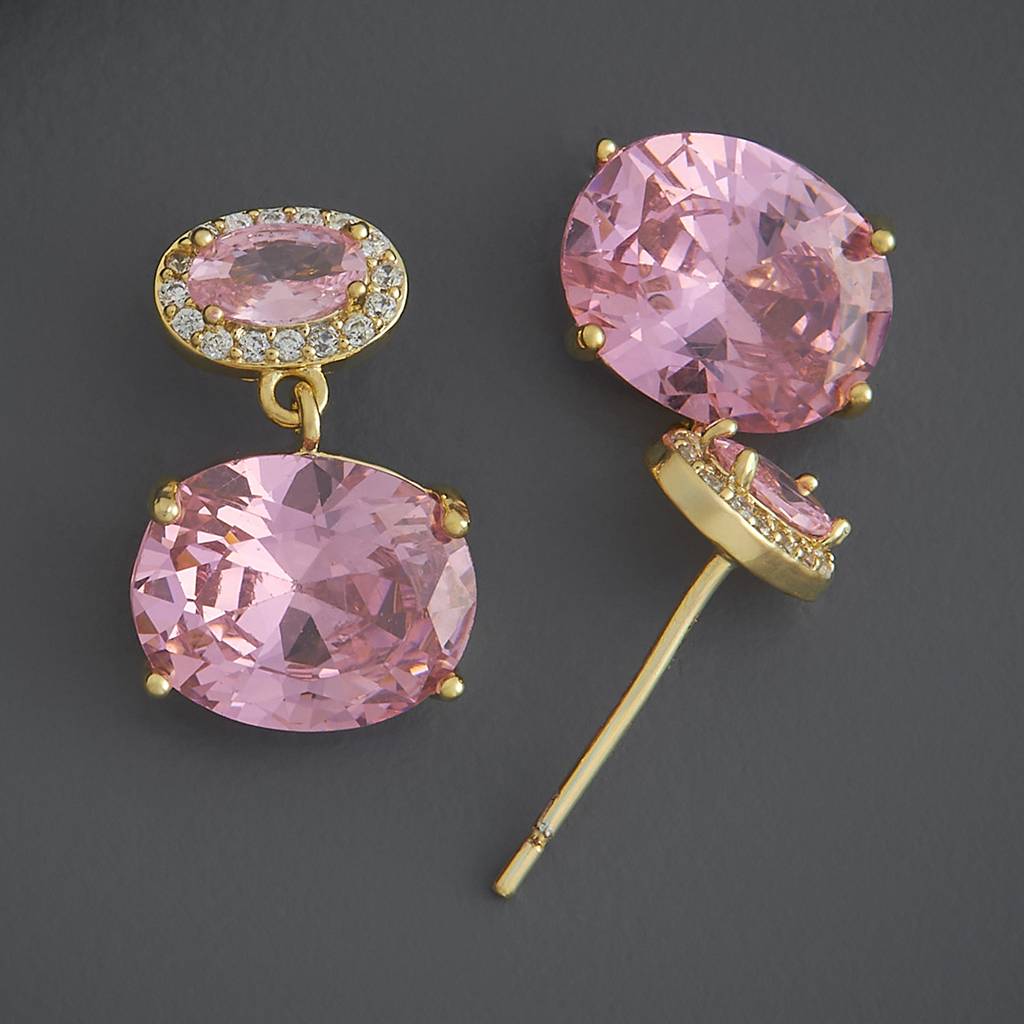 Kushal'S Fashion Jewellery Party Zircon Drop Earrings-186187 : 444042