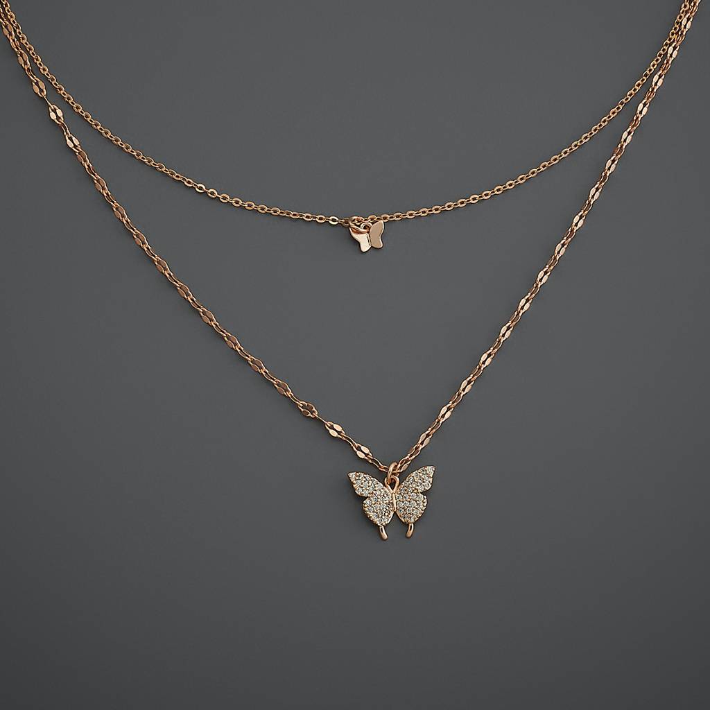 Kushal'S Fashion Jewellery  Plated Party Trendy Zircon Necklace-187040 : 445771