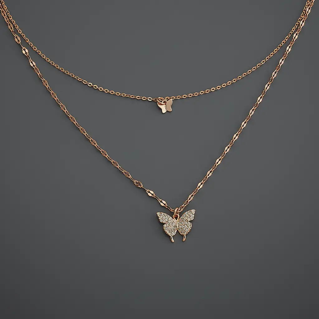 Kushal'S Fashion Jewellery  Plated Party Trendy Zircon Necklace-187040