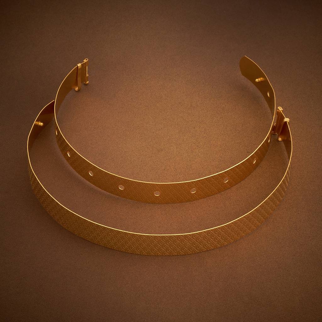 Kushal'S Fashion Jewellery Gold-Plated Ethnic Antique Kamarband -396190 : 396190