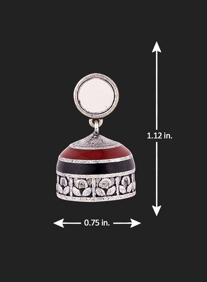 Rabaari Round Jhumka Drop Earrings : 8907617984230