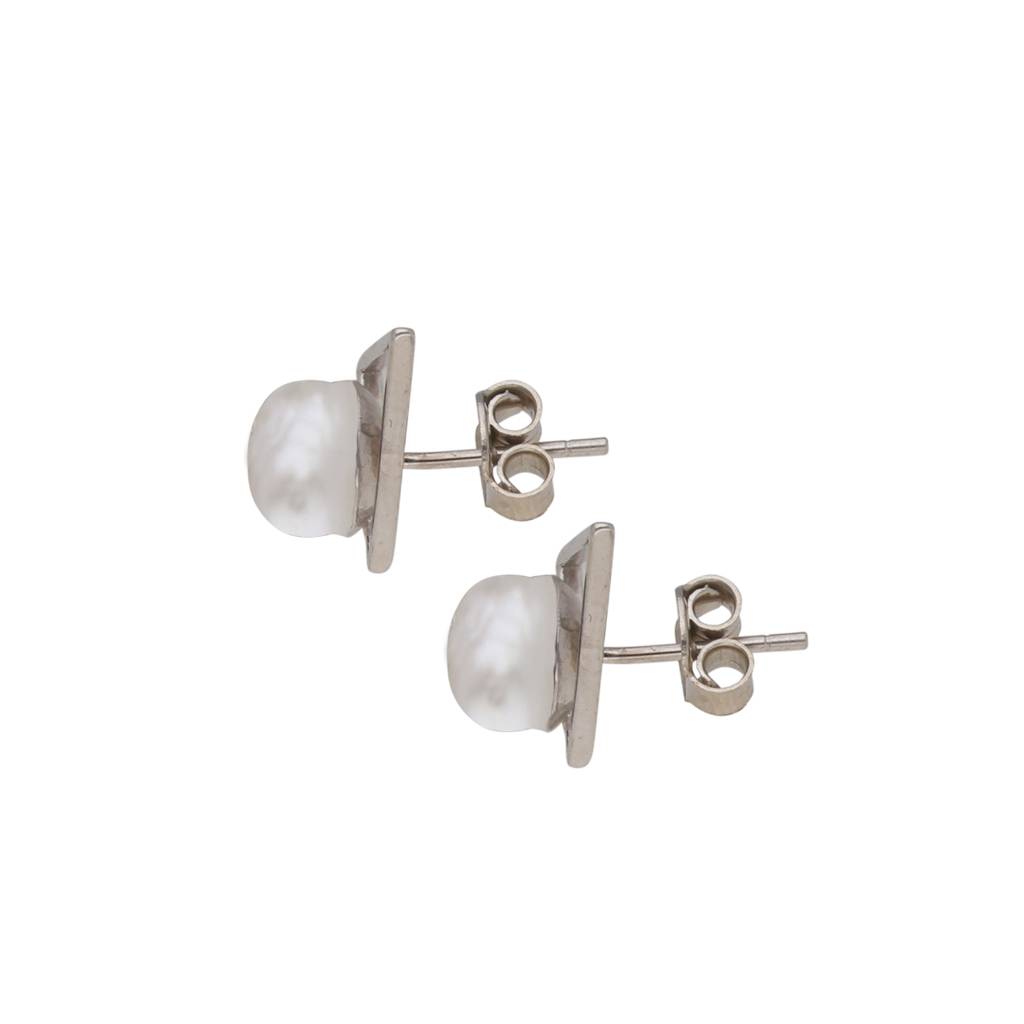 Iconic 925 Silver Stud Earrings : JPMAY-22-105