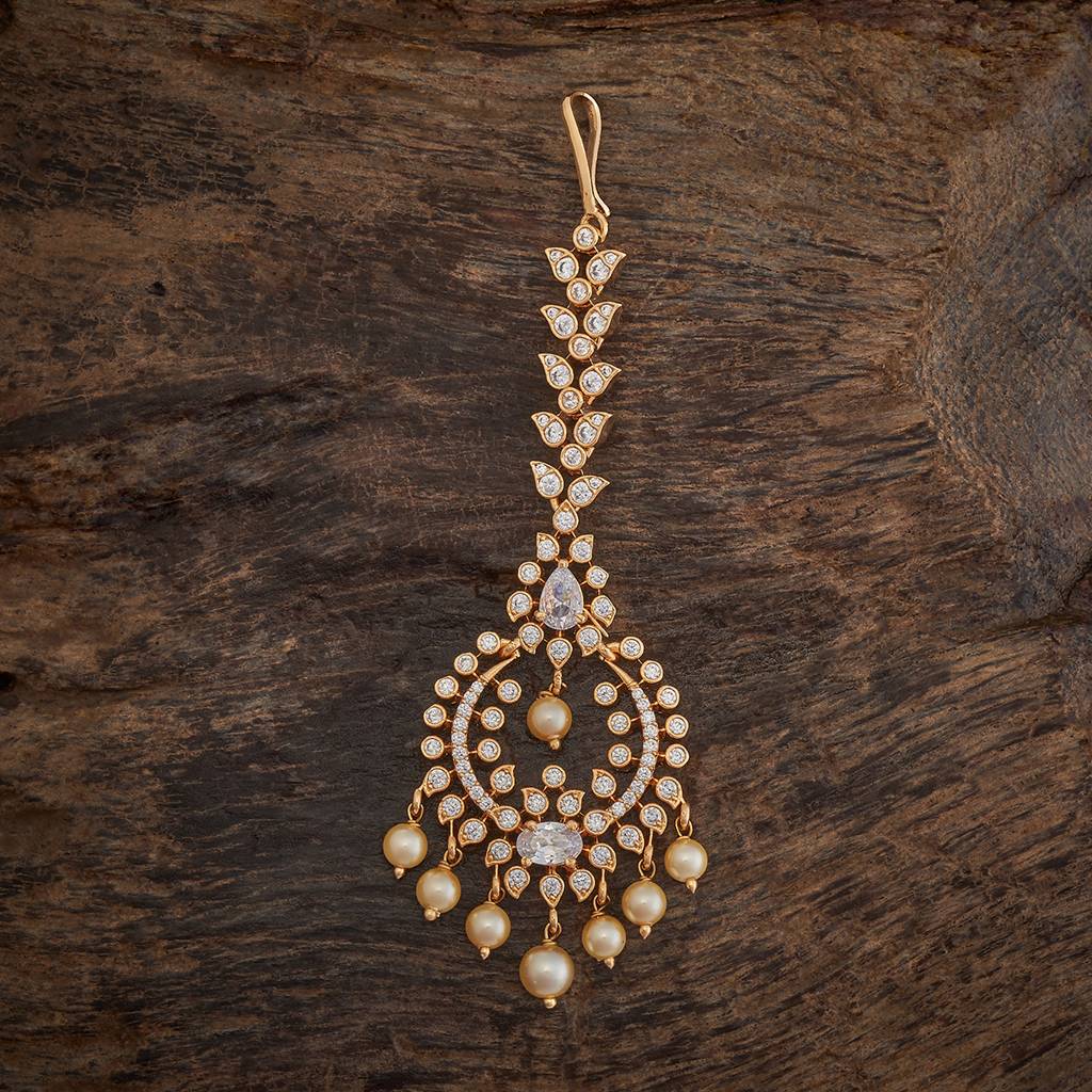 Kushal'S Fashion Jewellery Plated Party Zircon Maang Tikka-175782 : 421398