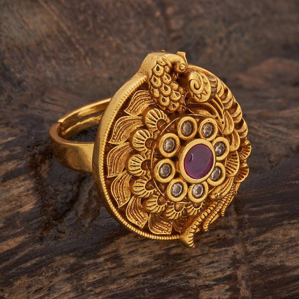Kushal'S Fashion Jewellery Plated Ethnic Antique Fingerring -182541 : 435970