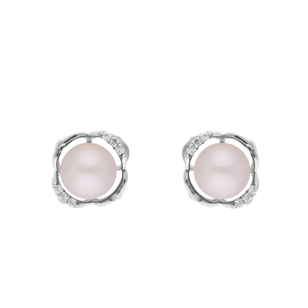 Opulent Stud 925 Silver Earrings : JPMAY-22-111