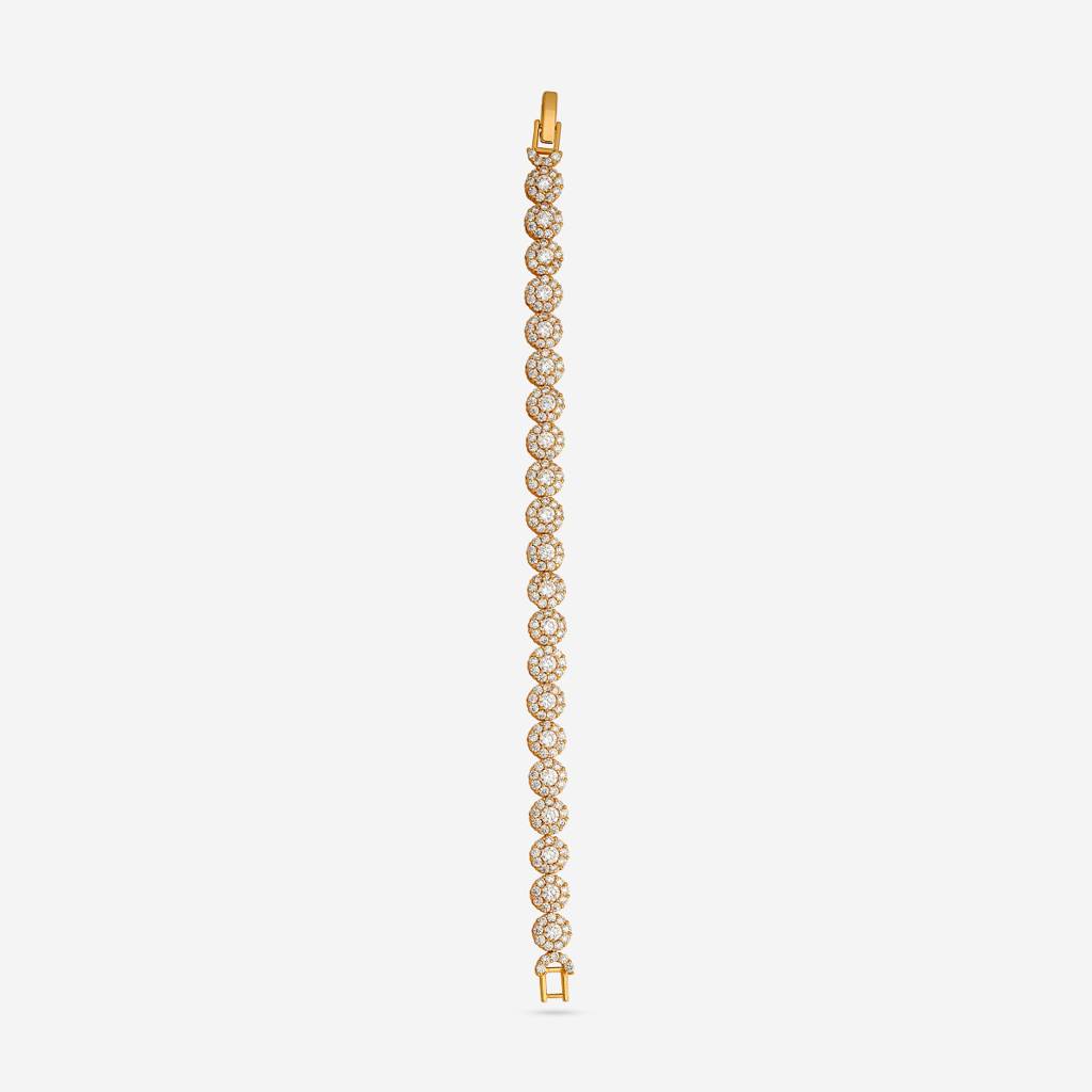 Gold-Plated Party Zircon Bracelet -441879 : 441879