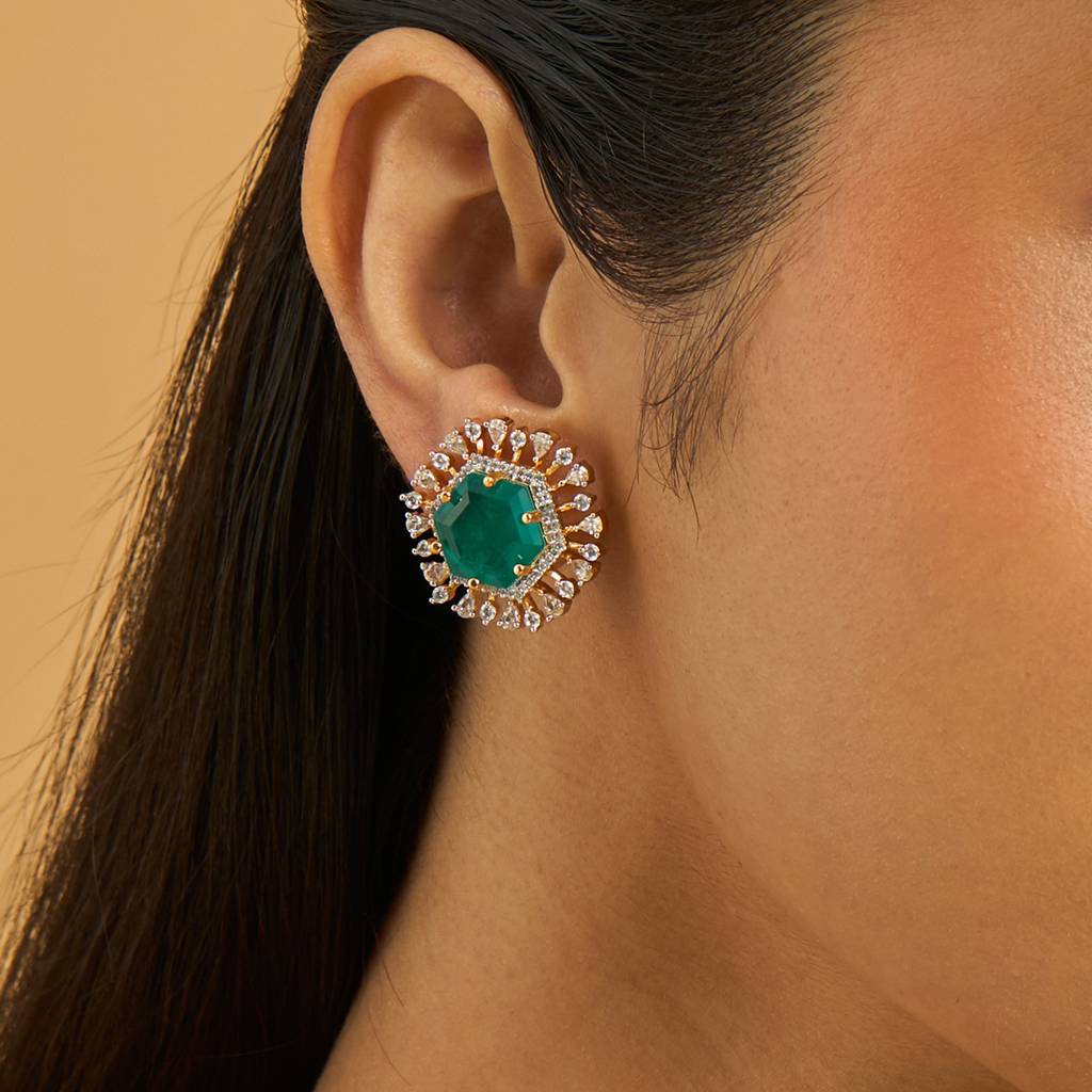 Kushal'S Fashion Jewellery Contemporary Studs Earrings-178453 : 427249