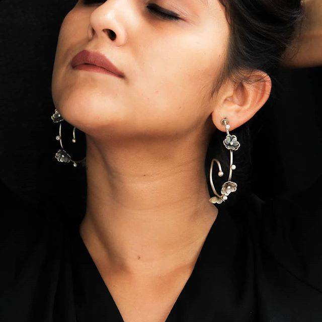 Moh Flora Spiral Earrings : SE8902