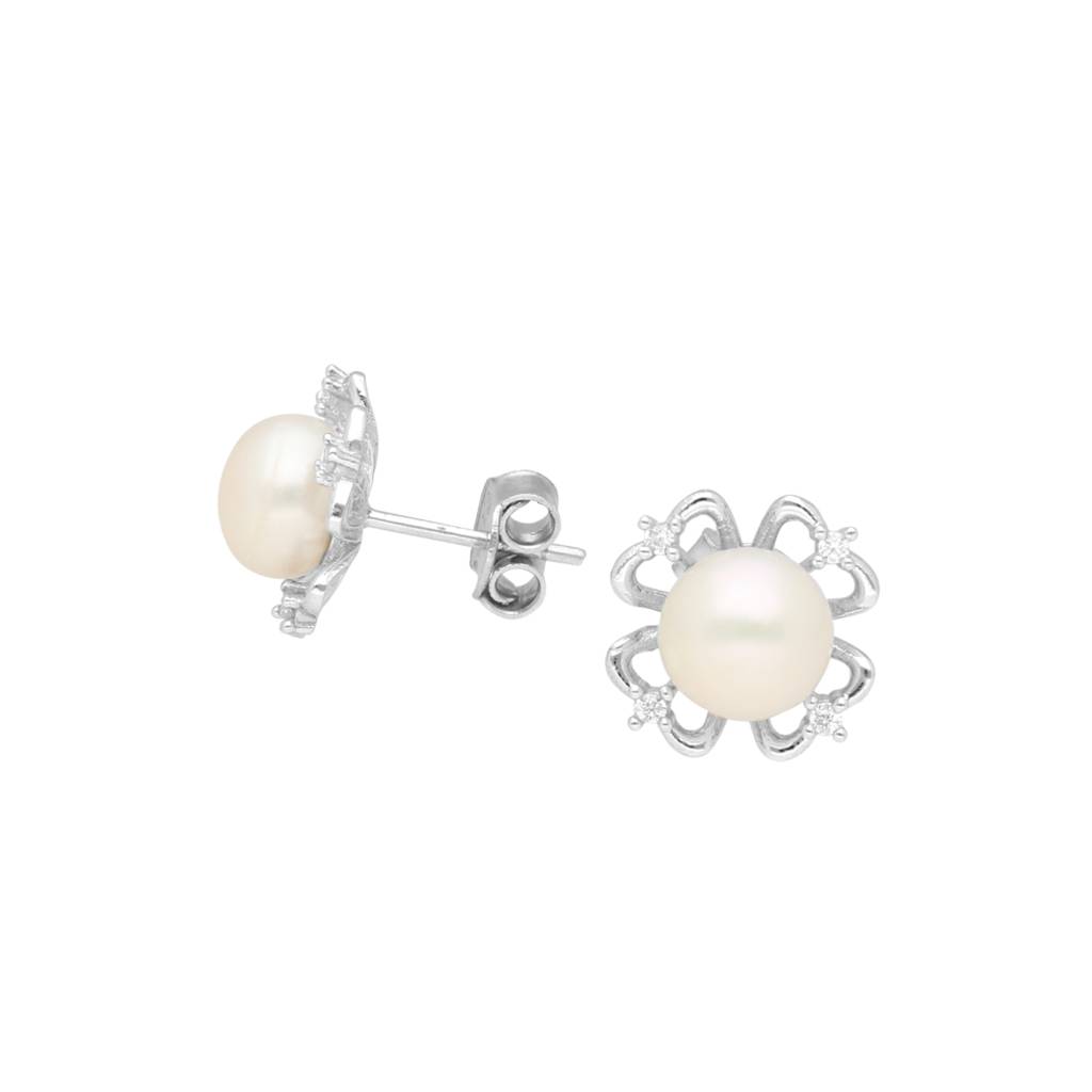 Ariana 925 Silver Stud Earrings : JPMAY-22-84