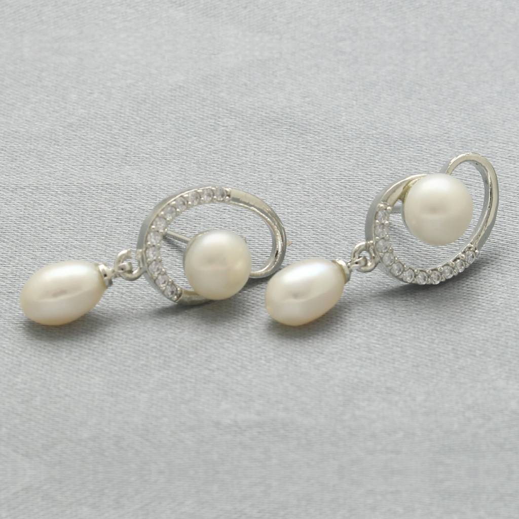 Faneel Pearl Earrings : JPSEP-24-109