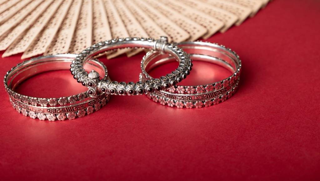 Tattva Classic Kada Intricate Bangle Set : SK302055-2-8