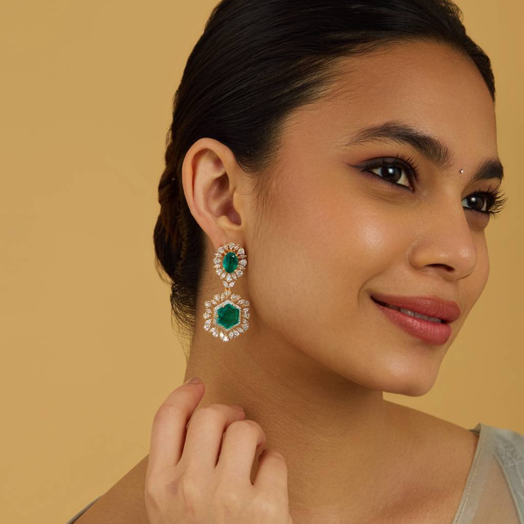 Kushal'S Fashion Jewellery Contemporary Drop Earrings-177236 : 424797