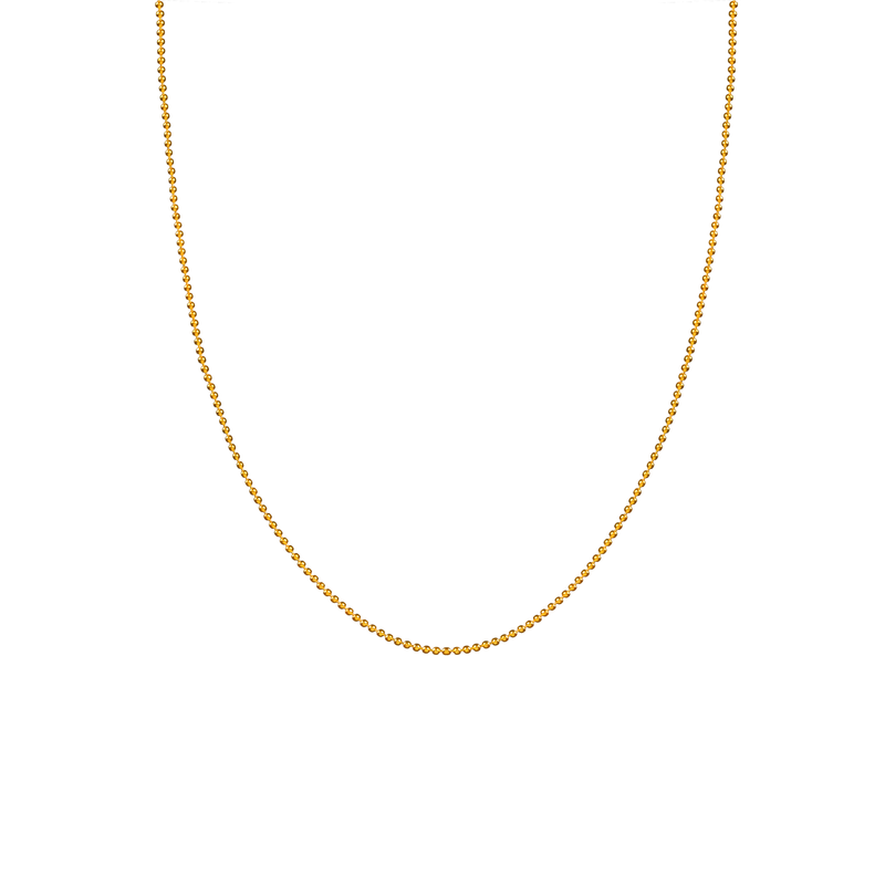 Trisu 925 Sterling Silver Gold-Plated Resilience Chain : TSCH-RES-24-18G-8011