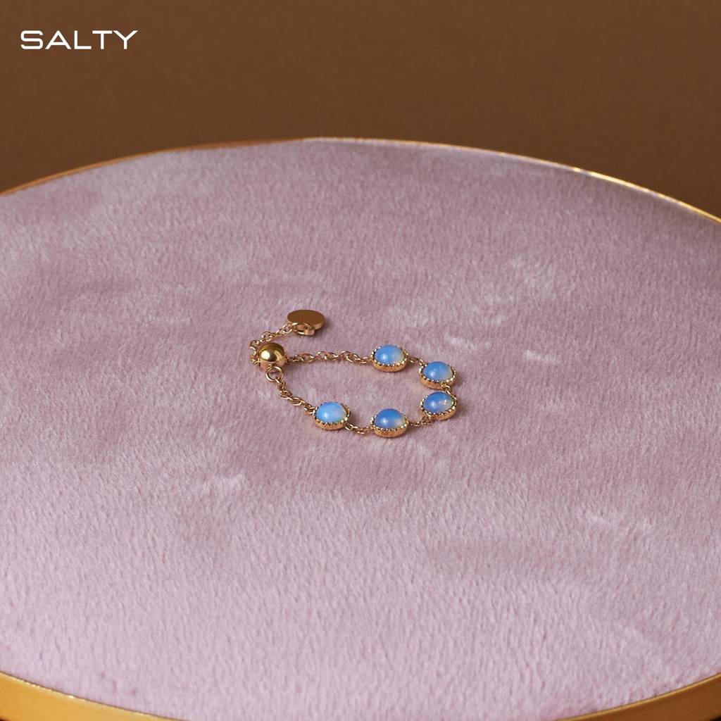 Opalescent Chain Ring : RS12457