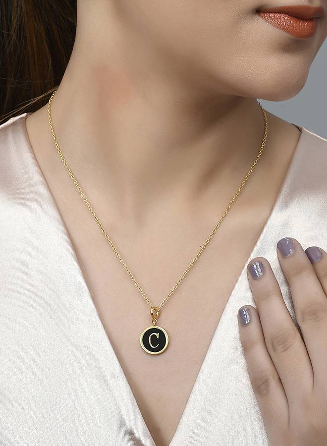 Valentine'S Day Collection Alphabet Black Enamel Charm : 8905124491487