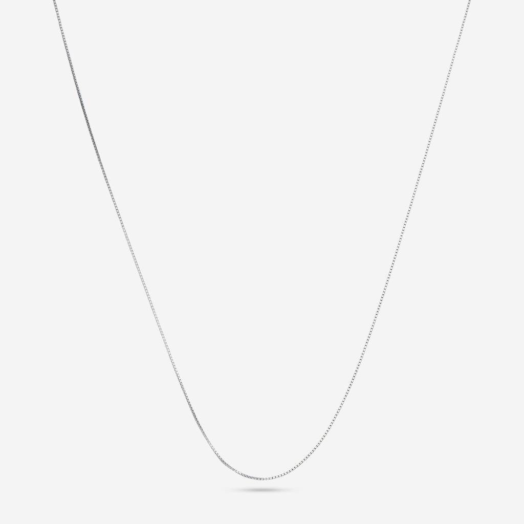 Plated Party 92.5 Sterling Silver Chain Necklace  -188328 : 448203