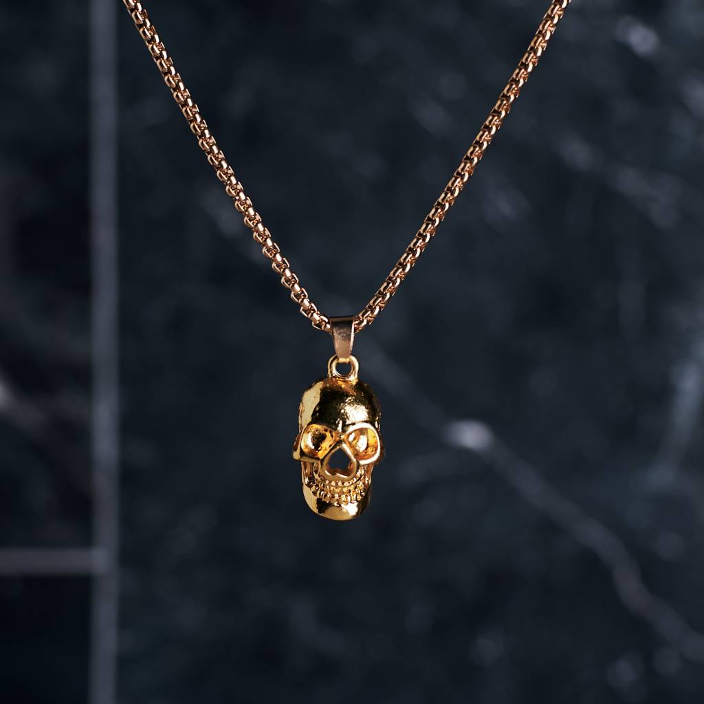 Night King Golden Skull Pendant : MN1S0318