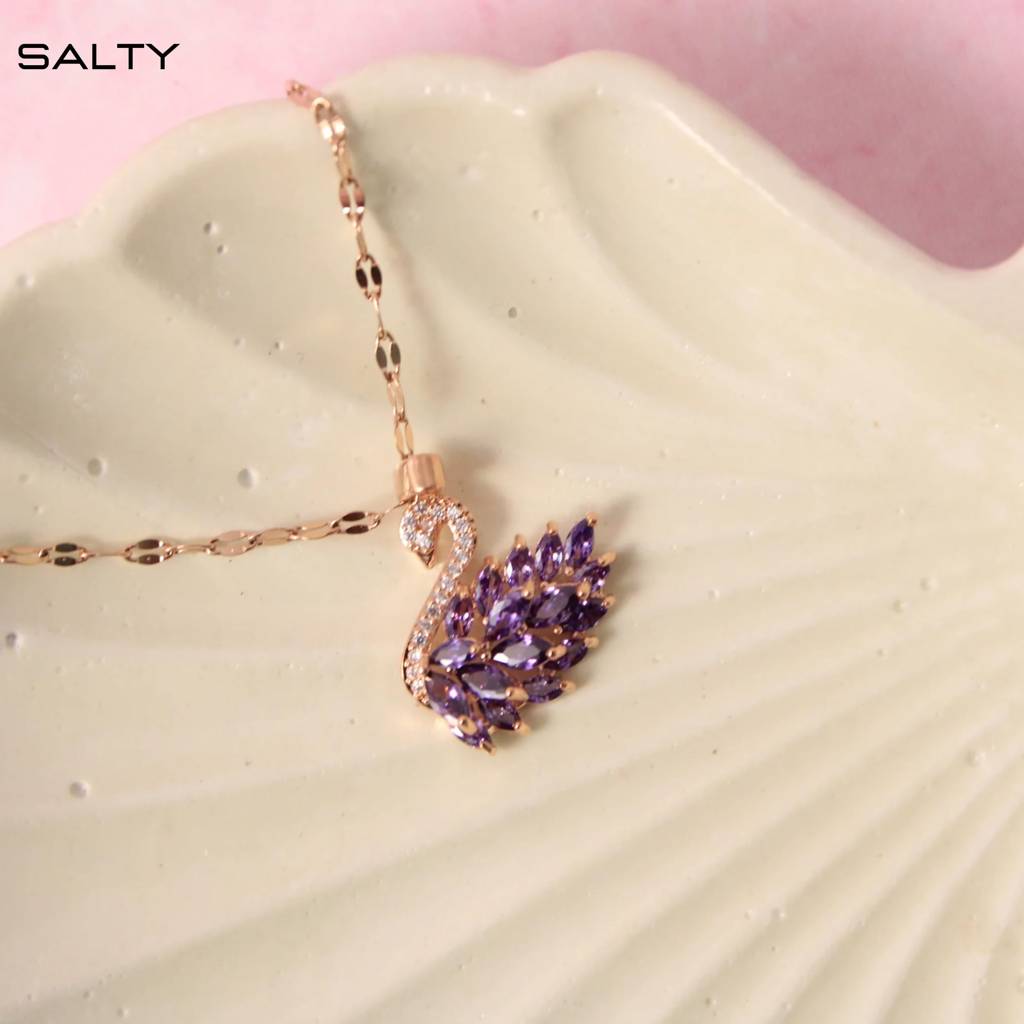 Millenia Dancing Swan Necklace : NS11592