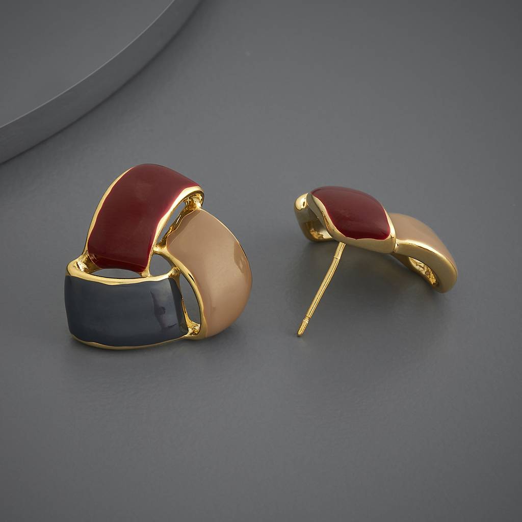 Kushal'S Fashion Jewellery Plated Party Zircon Studs Earring-186164 : 443987