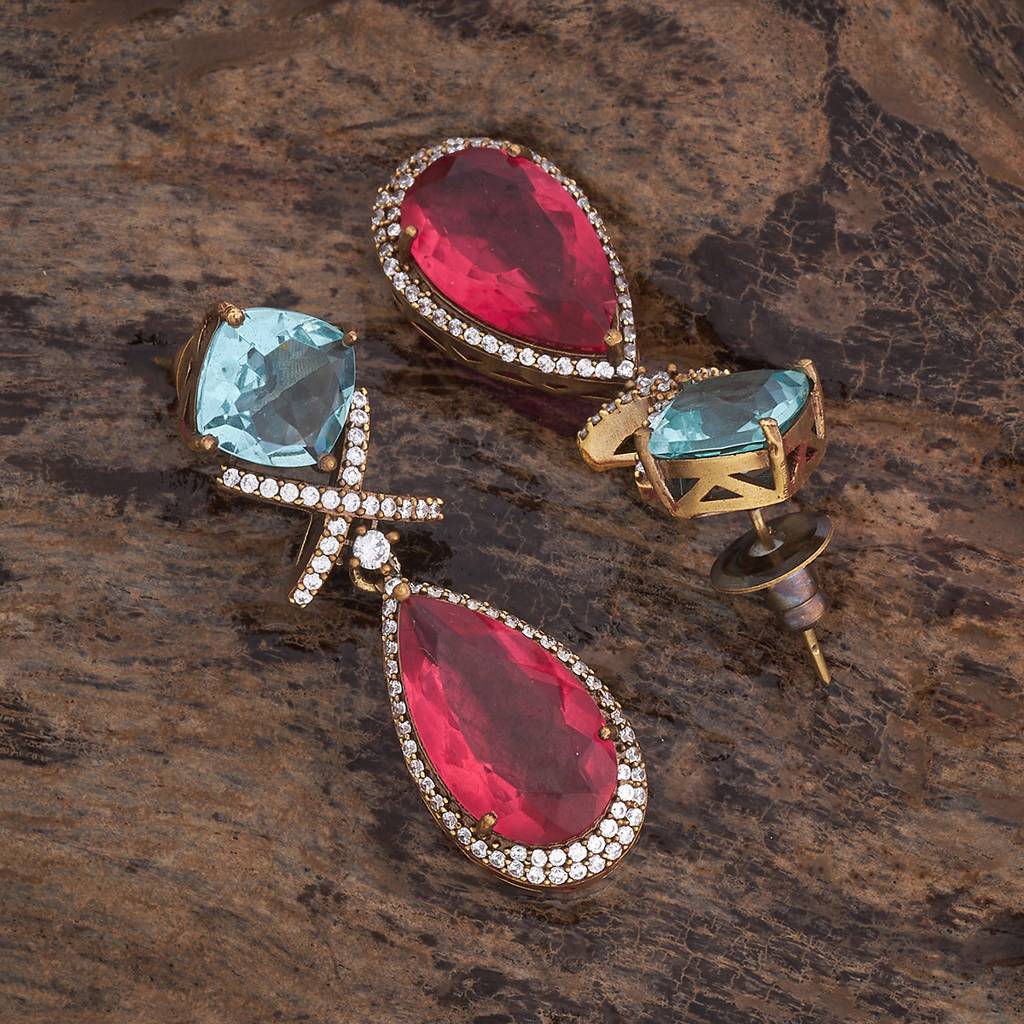 Kushal'S Fashion Jewellery Contemporary Drop Earrings-177955 : 434512