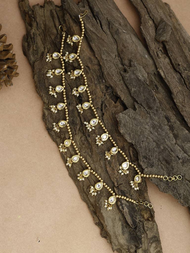 Gold Anklets (Set Of 2) : RUBYM87