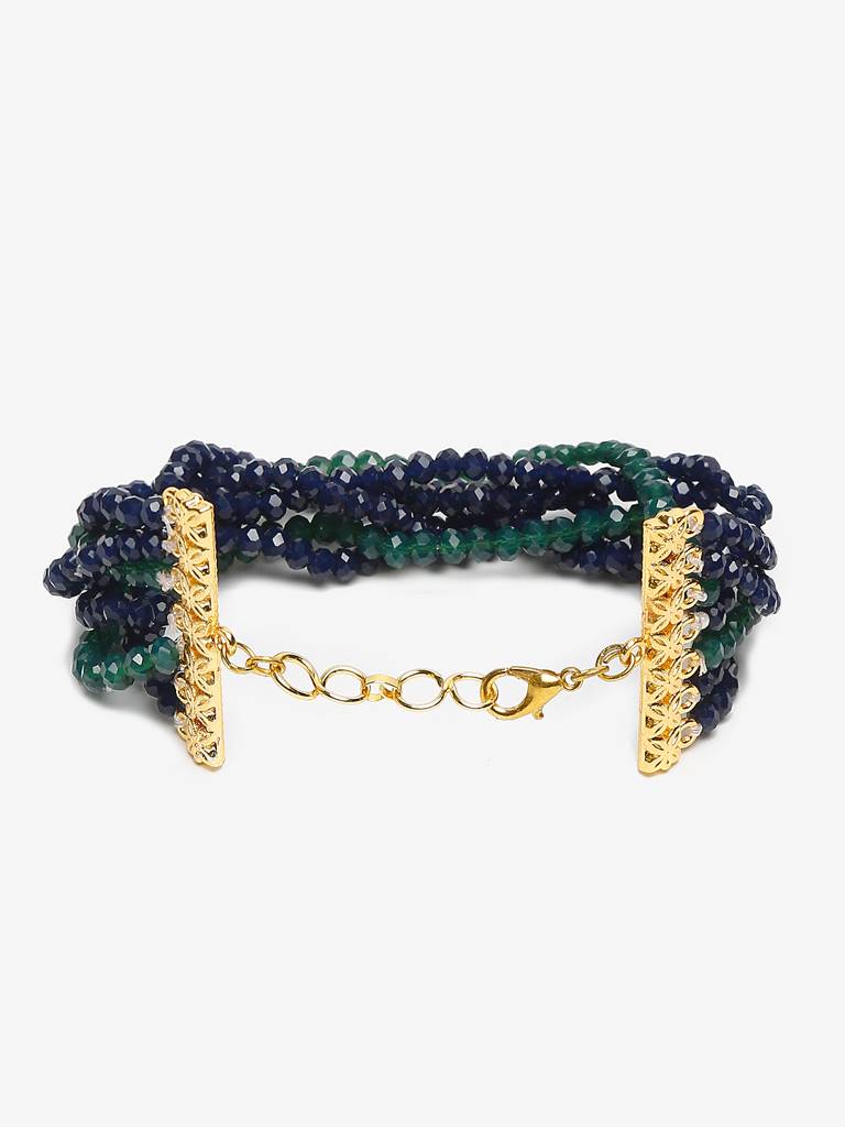 Blue And Green Bracelet : RUBYM109