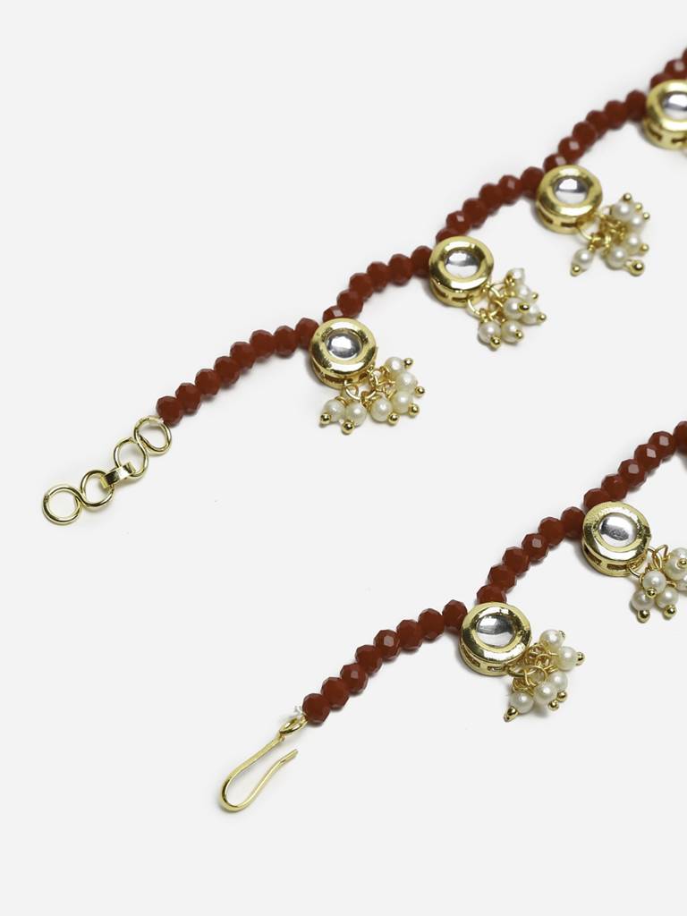 Red Anklets (Set Of 2) : RUBYM89