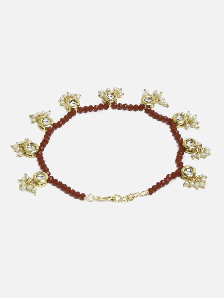 Red Anklets (Set Of 2) : RUBYM89