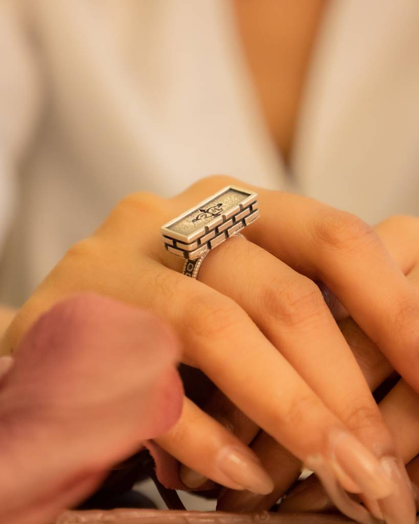 Anvaya Shri Ram Brick Auspicious Ring : SR18078