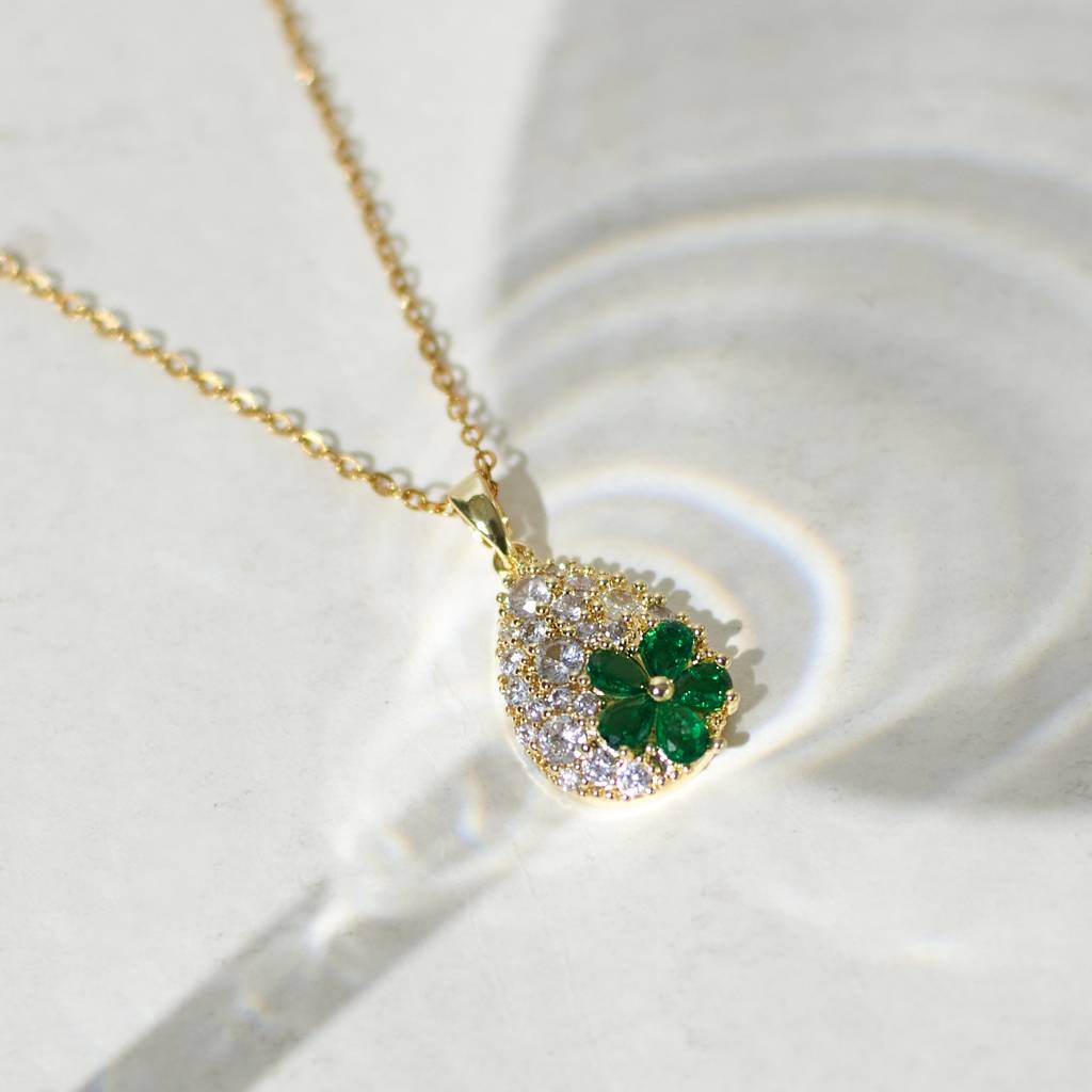 Gulpanna Necklace : NS14525-G-GRN