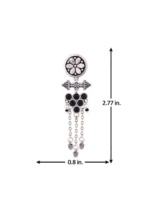 Nayantara Grapevine Pattern Drop Earrings : 8907617989358