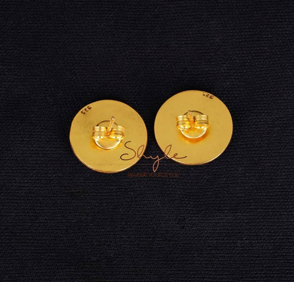 Mizoya Flower Motif Versatile Gold Studs : SE6035