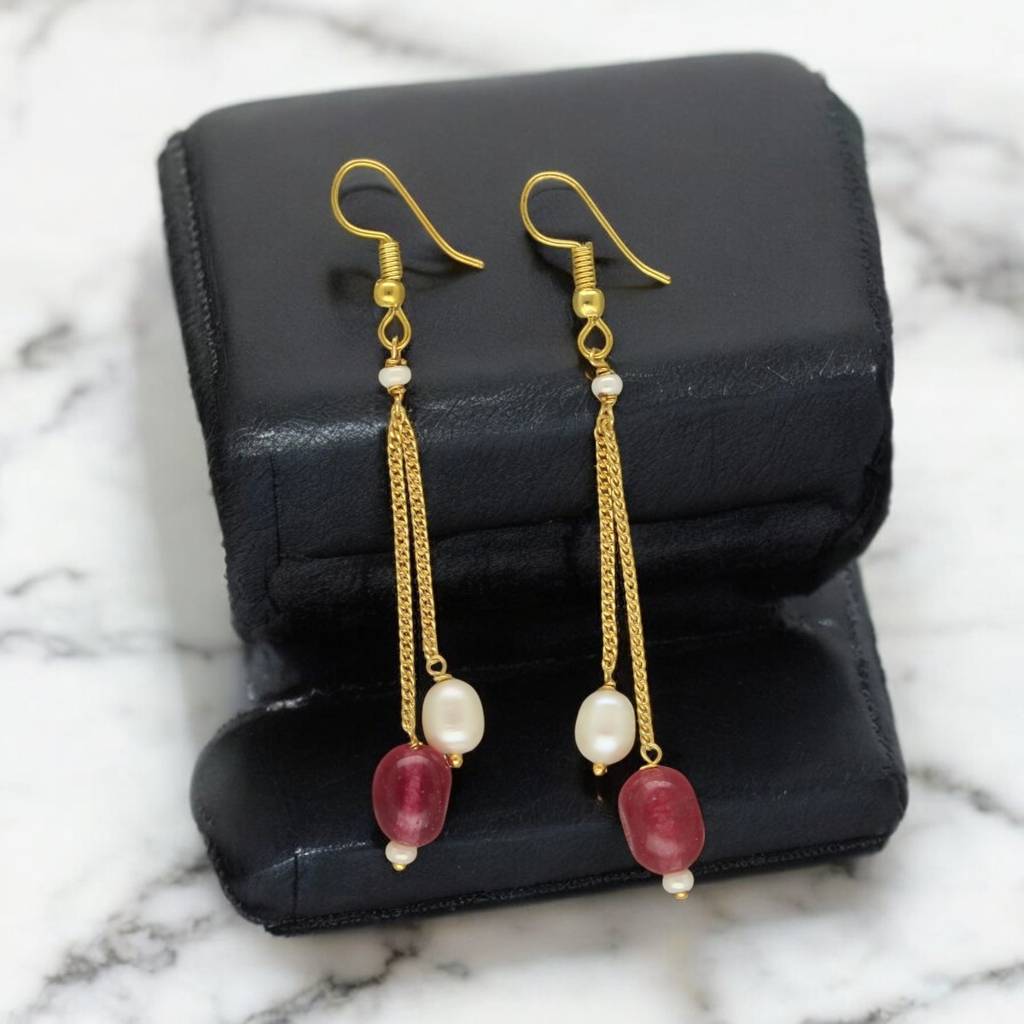 Ancy Pearl Earrings : JPFEB-25-016