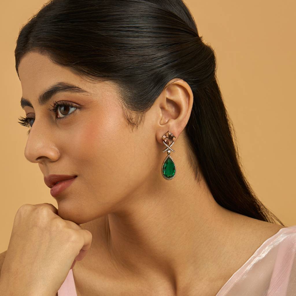 Kushal'S Fashion Jewellery Contemporary Drop Earrings-177955 : 434512