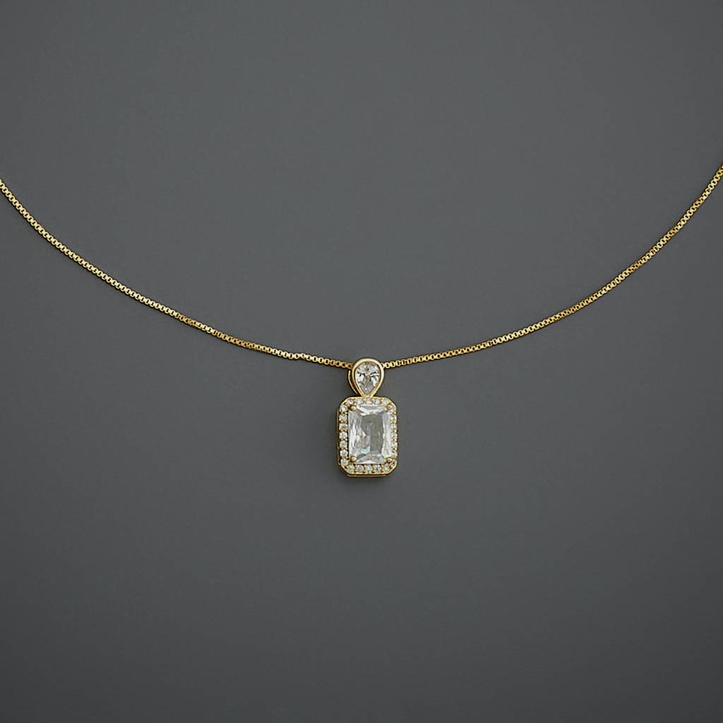 Kushal'S Fashion Jewellery  Plated Party Trendy Zircon Necklace-187045 : 445784