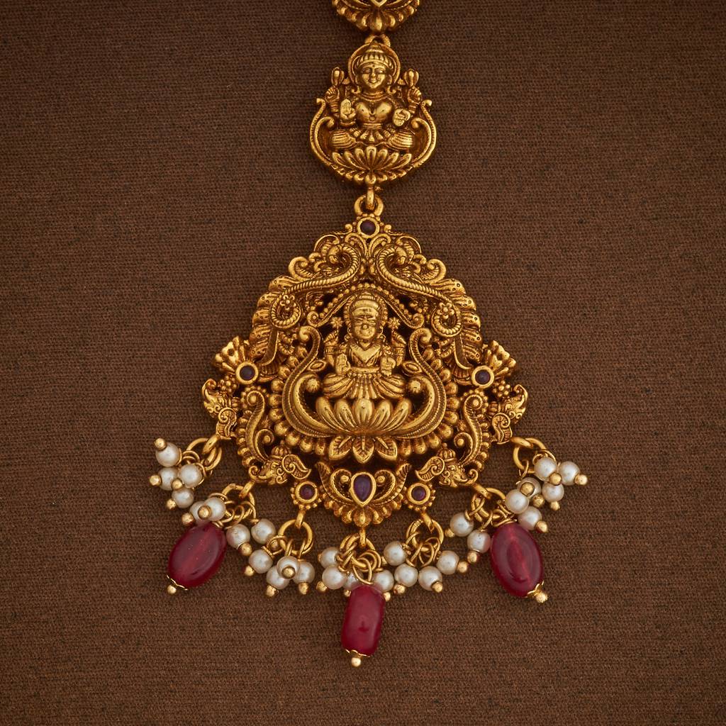 Kushal'S Fashion Jewellery Plated Ethnic Antique Maang Tikka-185151 : 442006