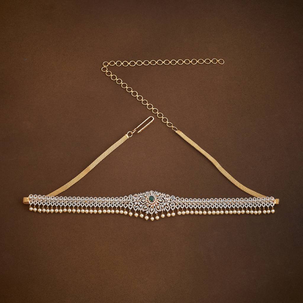 Kushal'S Fashion Jewellery -Plated Party Zircon Belt-185571 : 442619