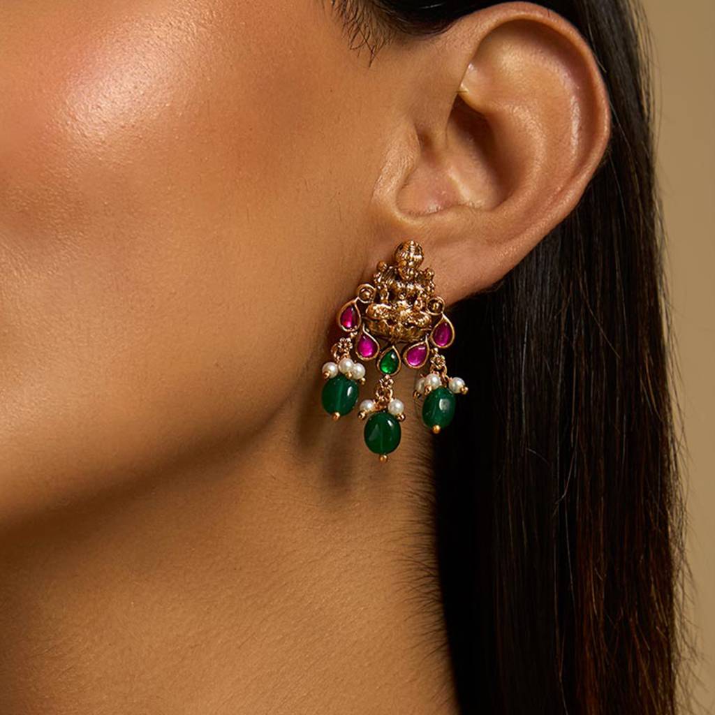 Kushal'S Fashion Jewellery Antique Earring -168618 : 417431